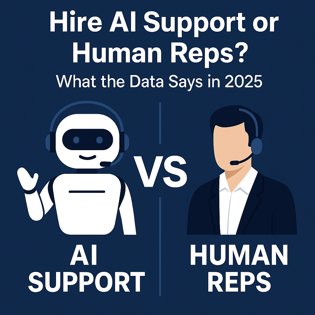 Hire AI Support or Human Reps? What the Data Says in 2025